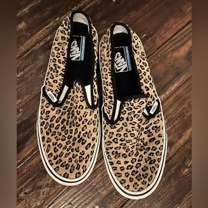 Cheetah print Vans